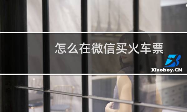 怎么在微信买火车票