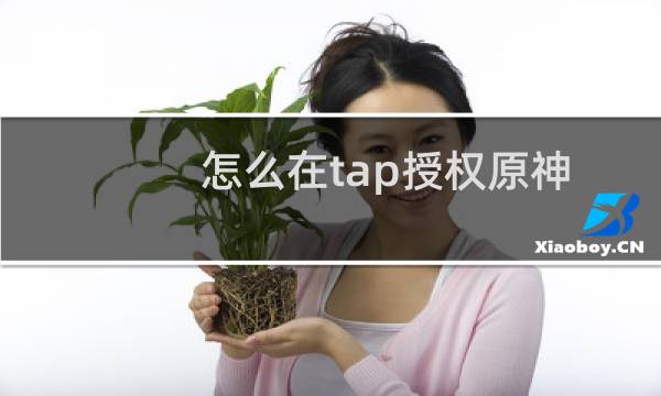 怎么在tap授权原神