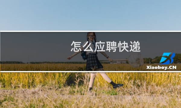 怎么应聘快递