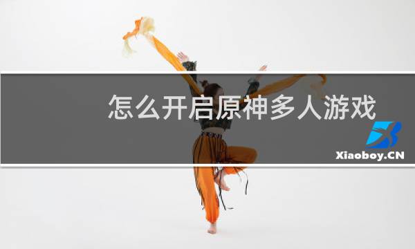 怎么开启原神多人游戏