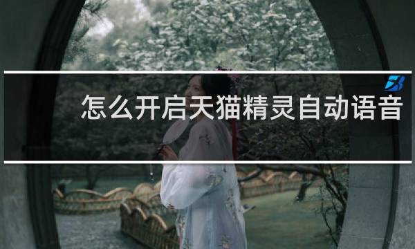 怎么开启天猫精灵自动语音