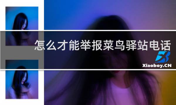 怎么才能举报菜鸟驿站电话