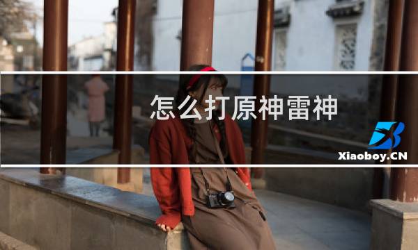 怎么打原神雷神
