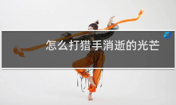 怎么打猎手消逝的光芒