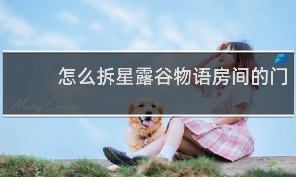 怎么拆星露谷物语房间的门