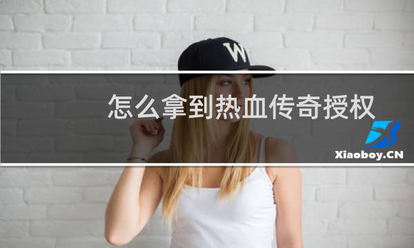 怎么拿到热血传奇授权