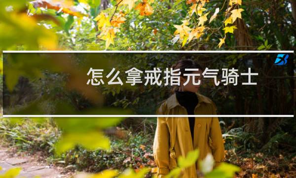 怎么拿戒指元气骑士