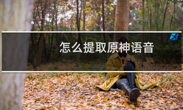 怎么提取原神语音