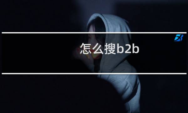 怎么搜b2b