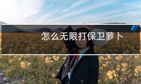 怎么无限打保卫萝卜