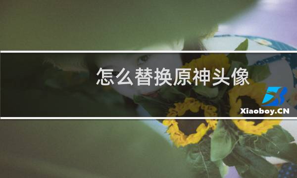 怎么替换原神头像