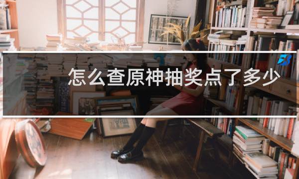 怎么查原神抽奖点了多少