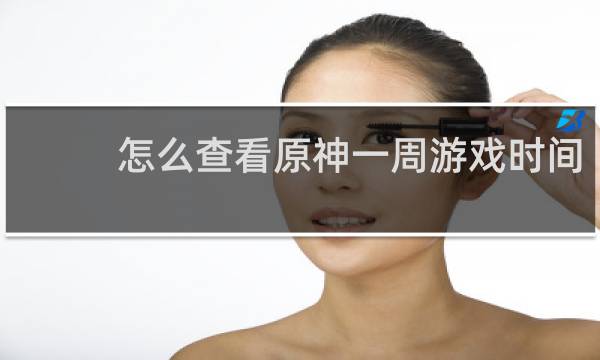 怎么查看原神一周游戏时间