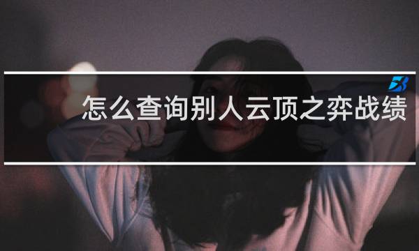 怎么查询别人云顶之弈战绩