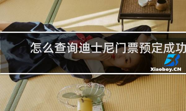 怎么查询迪士尼门票预定成功