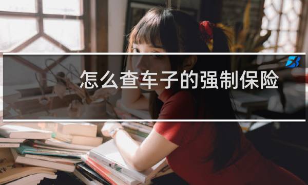 怎么查车子的强制保险