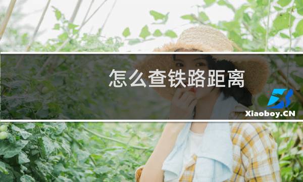 怎么查铁路距离