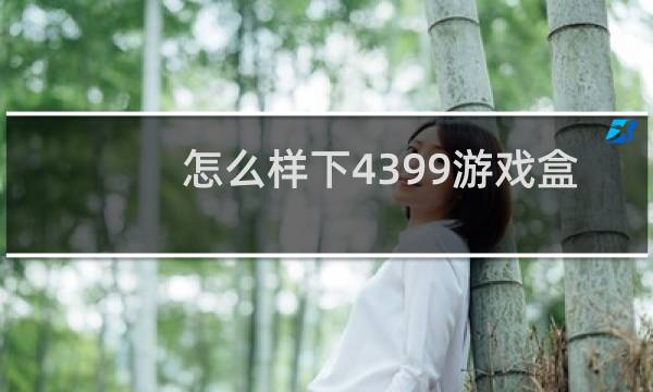 怎么样下4399游戏盒