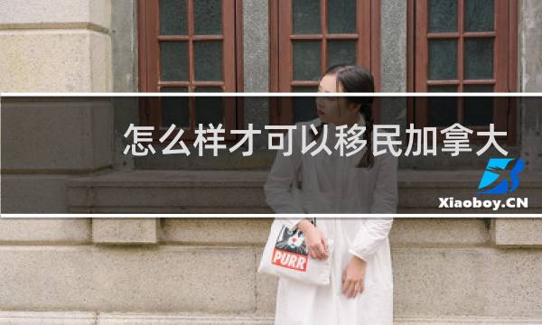 怎么样才可以移民加拿大