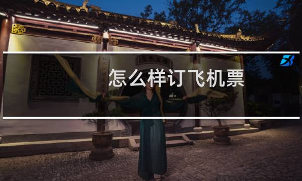 怎么样订飞机票