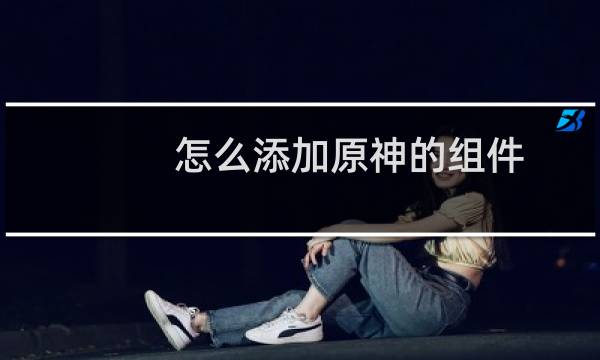 怎么添加原神的组件