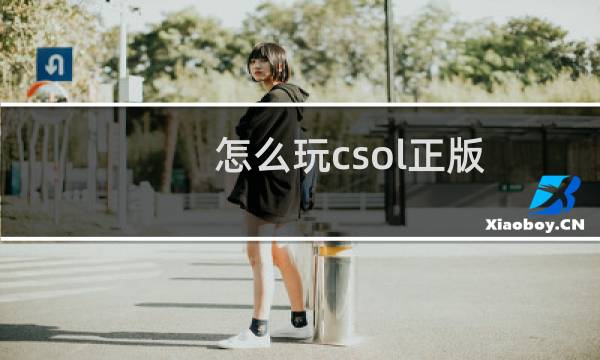 怎么玩csol正版