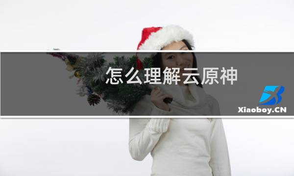 怎么理解云原神