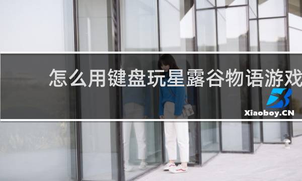 怎么用键盘玩星露谷物语游戏