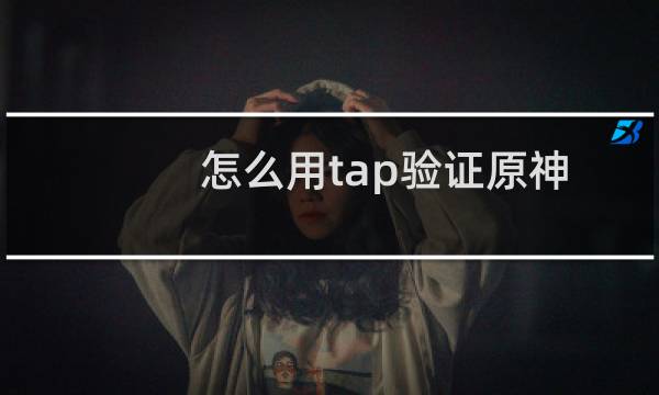 怎么用tap验证原神
