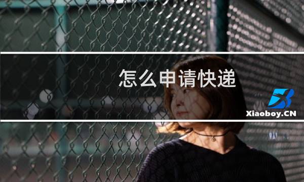怎么申请快递
