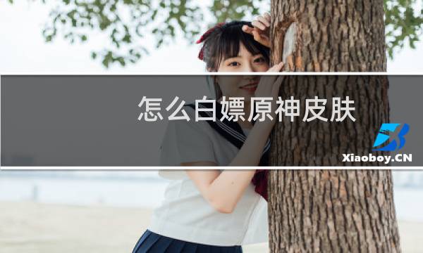 怎么白嫖原神皮肤