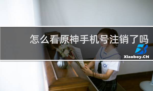 怎么看原神手机号注销了吗