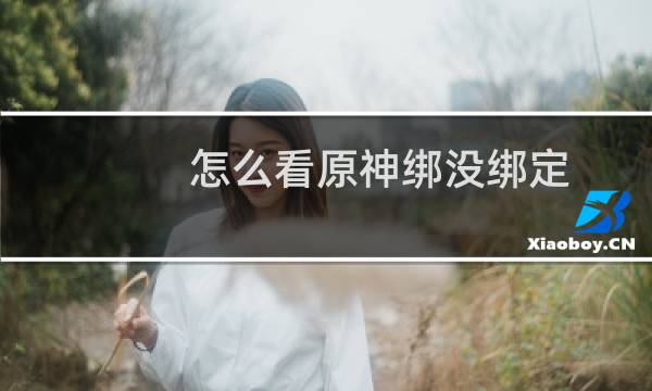 怎么看原神绑没绑定