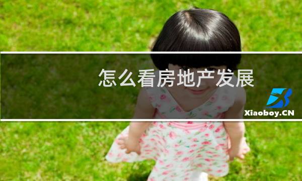 怎么看房地产发展