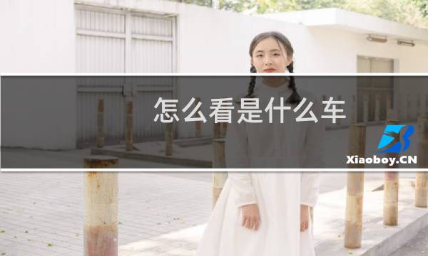 怎么看是什么车