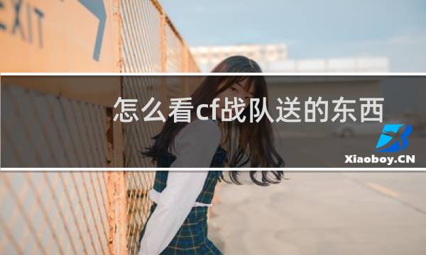 怎么看cf战队送的东西