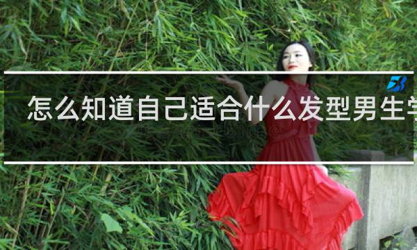 怎么知道自己适合什么发型男生学生