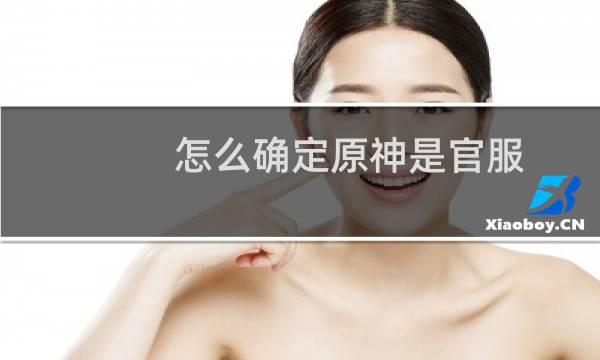 怎么确定原神是官服