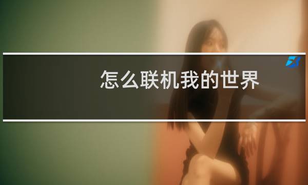 怎么联机我的世界