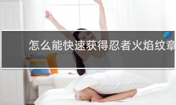 怎么能快速获得忍者火焰纹章