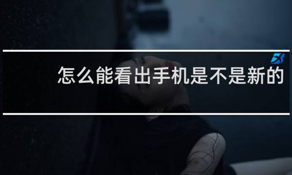 怎么能看出手机是不是新的