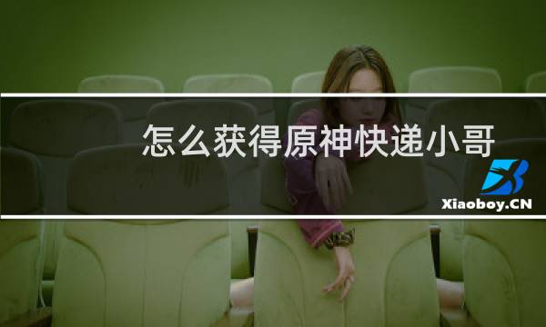 怎么获得原神快递小哥