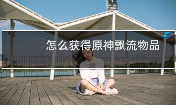 怎么获得原神飘流物品