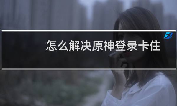 怎么解决原神登录卡住