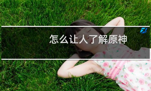 怎么让人了解原神