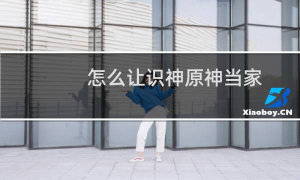 怎么让识神原神当家