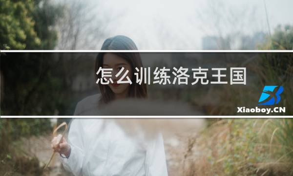 怎么训练洛克王国