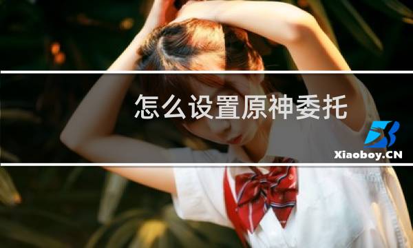怎么设置原神委托