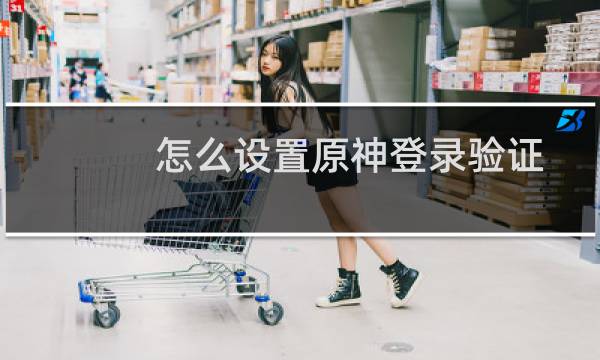 怎么设置原神登录验证