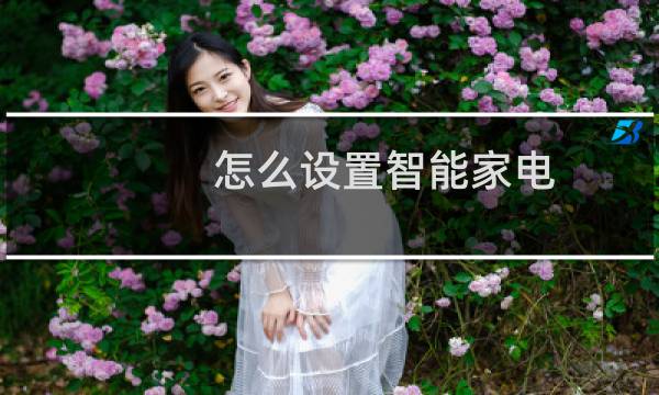 怎么设置智能家电